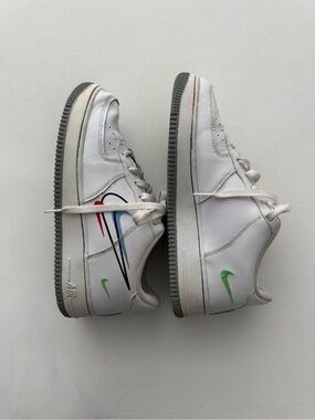 Nike Air Force 1 White Sneakers Sz 7 Boys